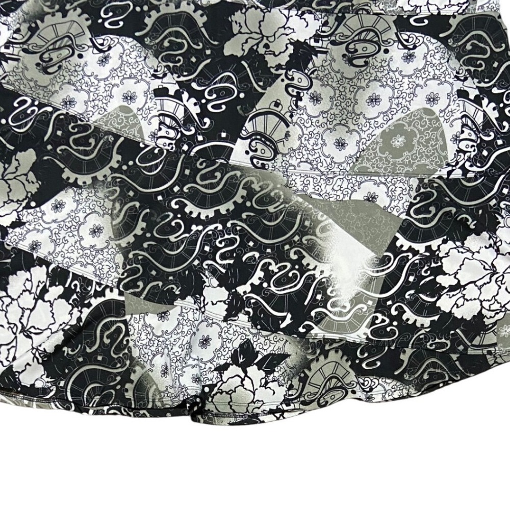 Elementz Patchwork Floral Paisley Skirt Whimsigoth Y2K Abstract Artsy Retro XL - Picture 9 of 9